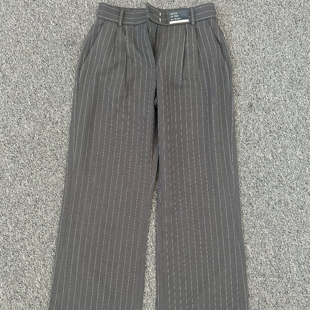 Curve Love A&F Sloane Low Rise Tailored Wide Leg Pant - Picture 6 of 7